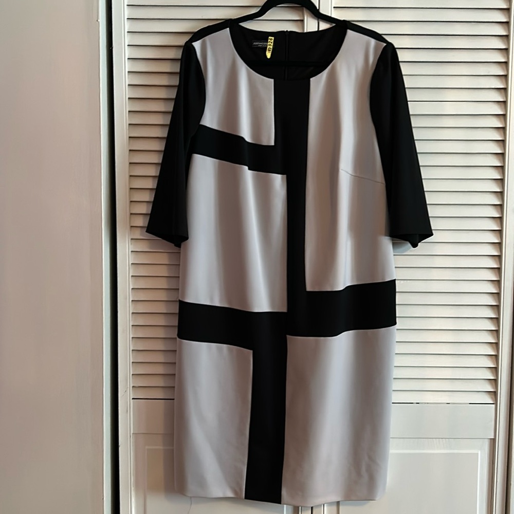 Color block designer dress